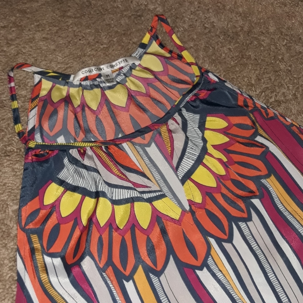 Collective Concepts Size M, Multi Color Print Hi-… - image 4